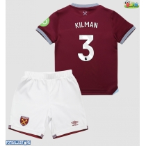 West Ham United Max Kilman #3 Hjemmedraktsett Barn 2025-26 Kortermet (+ Korte bukser)